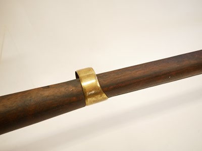 Lot 222 - Stock and action of a flintlock musket