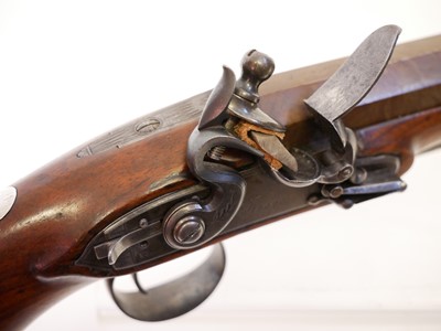 Lot 5 - Flintlock 'Man Stopper' pistol by Wilson