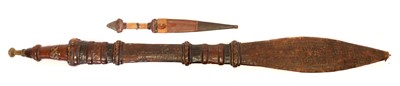 Lot 256 - African Mandingo sword, and a small dagger