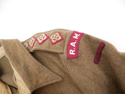 Lot 299 - British WWII Royal Army Medical Corps uniform