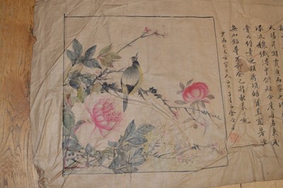 Lot 182 - Two Chinese scroll paintings