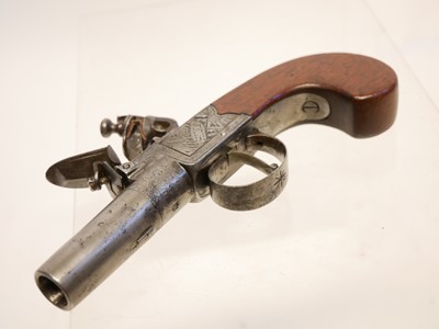 Lot 2 - Flintlock pocket pistol