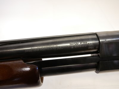 Lot 145 - Stevens 12 bore pump action shotgun LICENCE REQUIRED