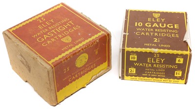 Lot 233 - Eley 8 bore and 10 bore cartridges LICENCE REQUIRED