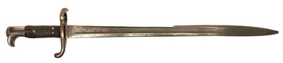Lot 273 - Prussian Model 1865 Hirschfanger sword bayonet