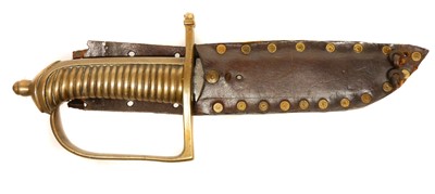Lot 284 - WWI Trench knife made from a 1767 French Grenadiers sword