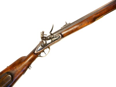 Lot 21 - Flintlock composed Jager rifle