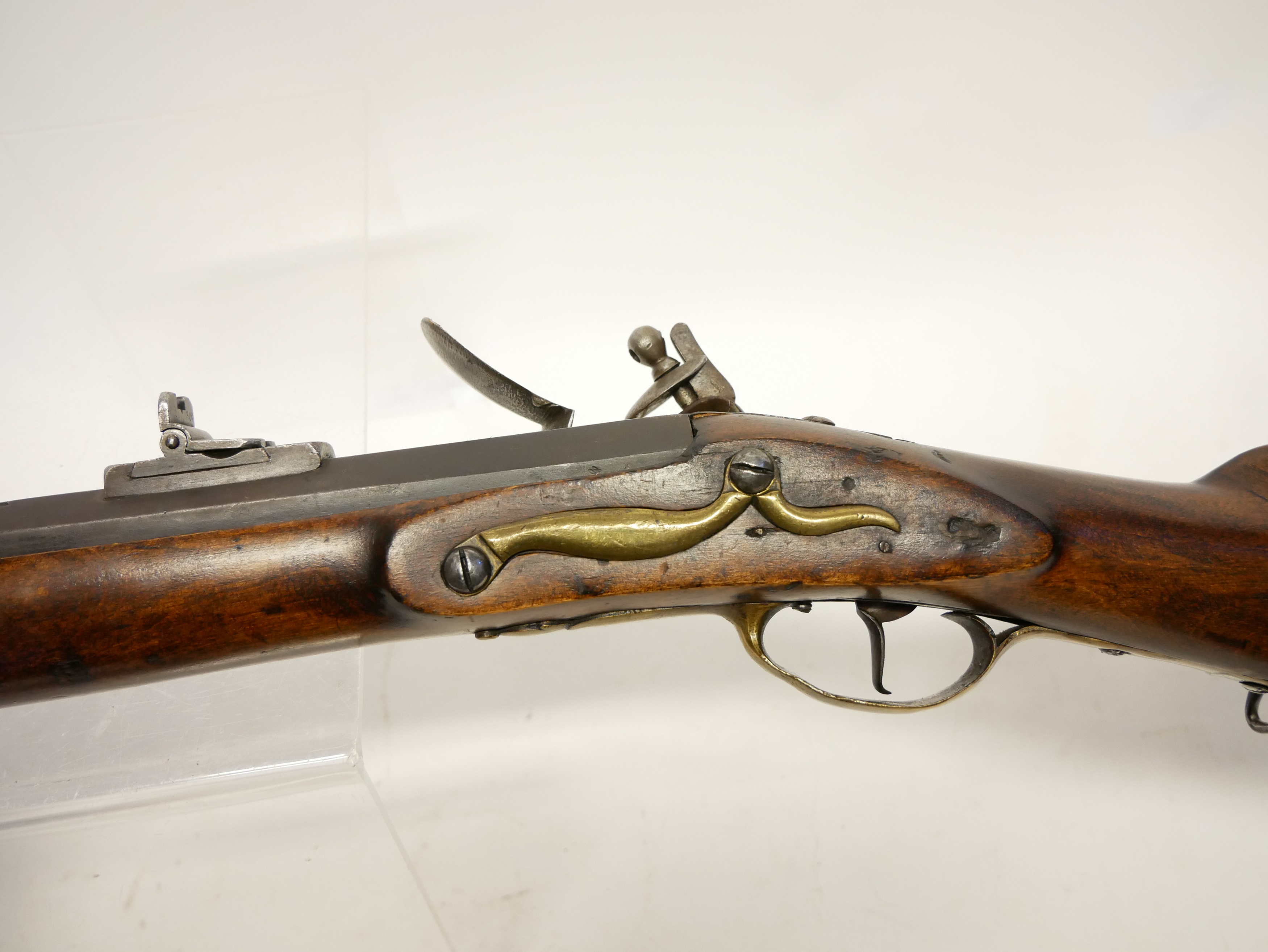 Lot 75 - Flintlock composed Jager rifle