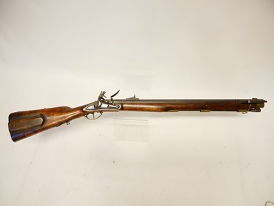 Lot Flintlock composed Jager rifle