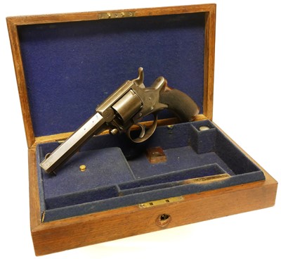 Lot 93A - Soper Reading cased revolver serial number 34615