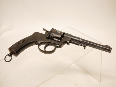 Lot 19 - 9mm Nagant 1887 or Gasser type revolver.