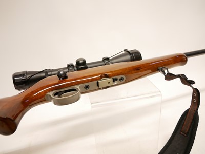 Lot 115 - Norico .22 bolt action rifle with moderator and scope and ammunition  LICENCE REQUIRED