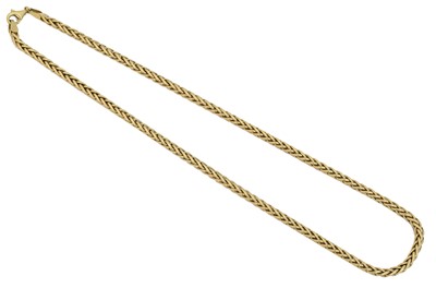Lot 99 - A 9ct gold chain necklace
