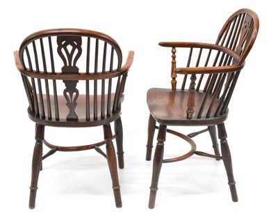 Lot 331 - Pair of Windsor Chairs
