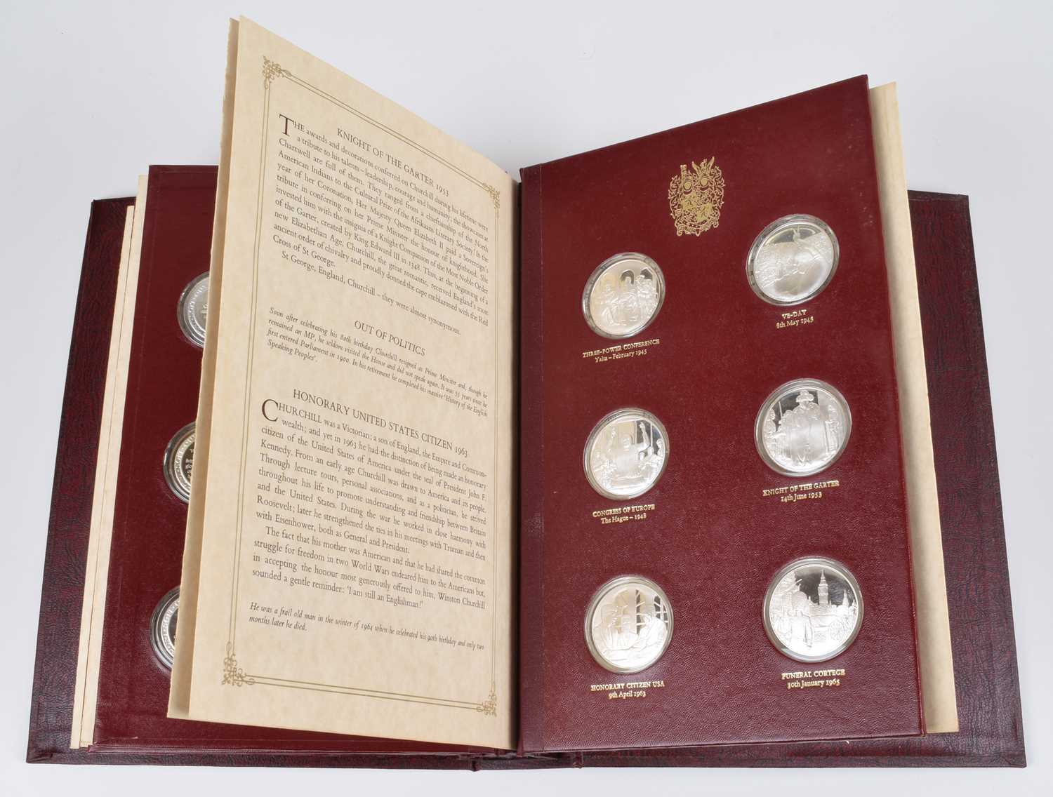 Lot 98 - The Churchill Silver Proof Centenary Medals, 1974.