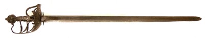 Lot 408 - English Civil War period mortuary sword