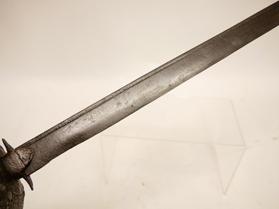 Lot 408 - English Civil War period mortuary sword