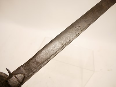 Lot 408 - English Civil War period mortuary sword