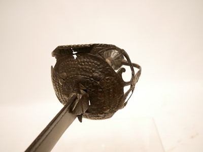 Lot 408 - English Civil War period mortuary sword