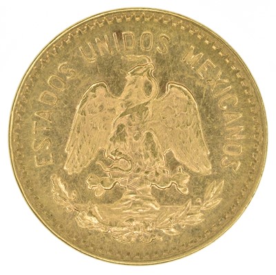 Lot 89 - Mexico, 10 Pesos, 1959 (restrike), gold coin.