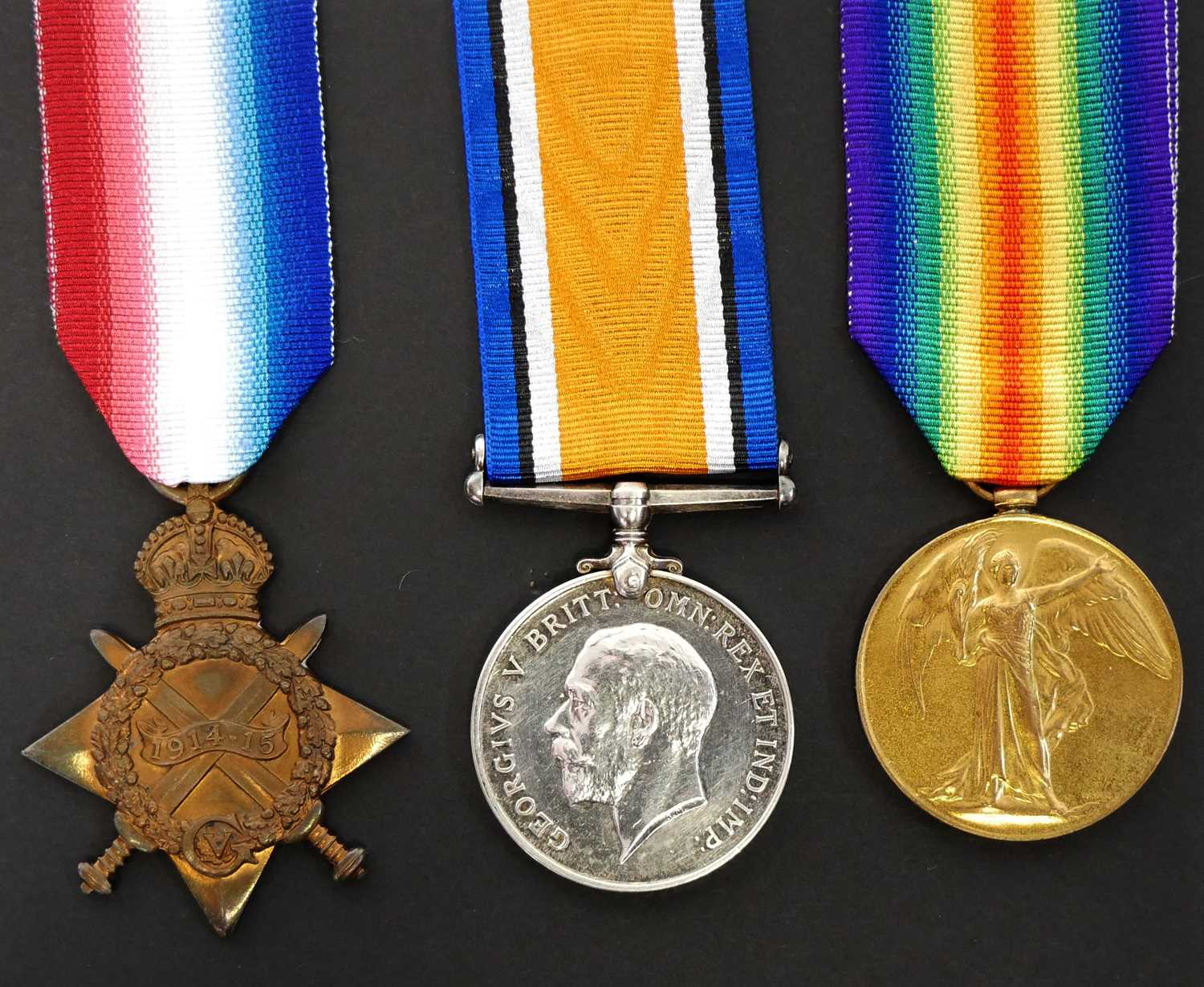 Lot 533 - WWI medal trio