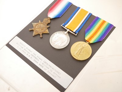 Lot 533 - WWI medal trio