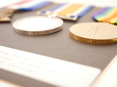 Lot 533 - WWI medal trio