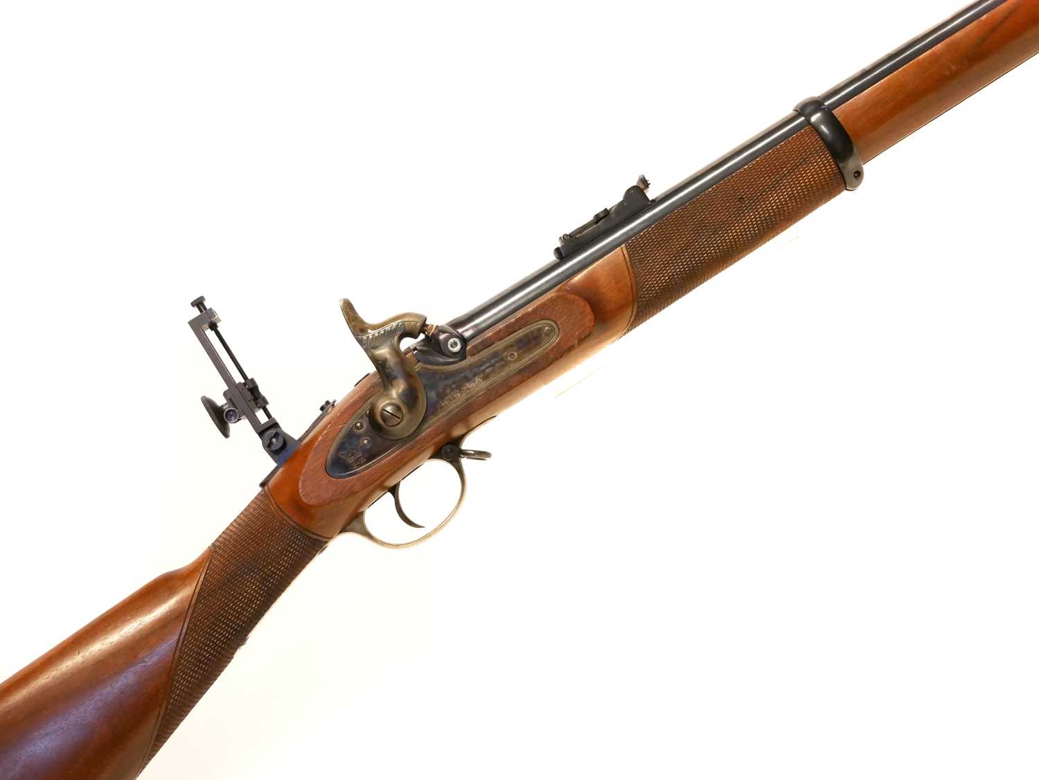 Lot 150 - Parker Hale .451 Whitworth percussion rifle, LICENCE REQUIRED