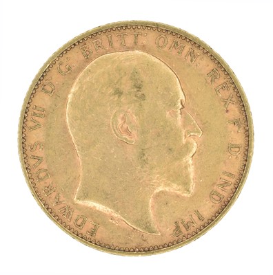 Lot 144 - King Edward VII, Sovereign, 1905.