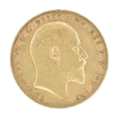 Lot 165 - King Edward VII, Sovereign, 1904.