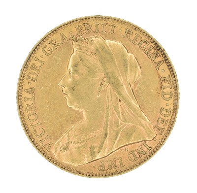 Lot 76 - Queen Victoria, Sovereign, 1900.