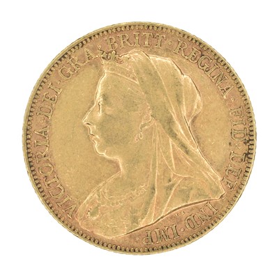 Lot 97 - Queen Victoria, Sovereign, 1897, Melbourne Mint.