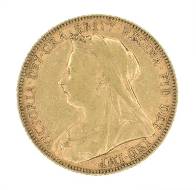 Lot 198 - Queen Victoria, Sovereign, 1900.