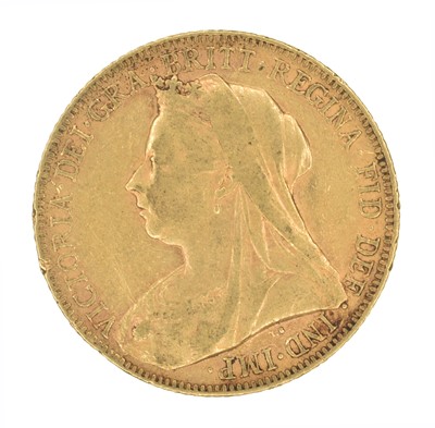 Lot 77 - Queen Victoria, Sovereign, 1899.
