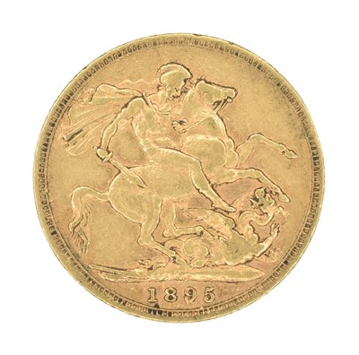 Lot 164 - Queen Victoria, Sovereign, 1895, Melbourne Mint.