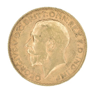 Lot 185 - King George V, Sovereign, 1913.