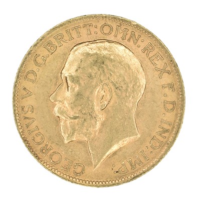 Lot 81 - King George V, Sovereign, 1913.
