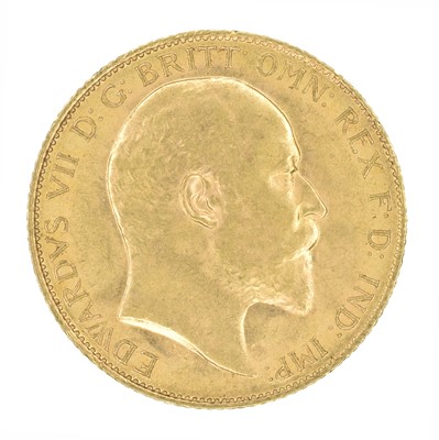Lot 85 - King Edward VII, Half-Sovereign, 1910.