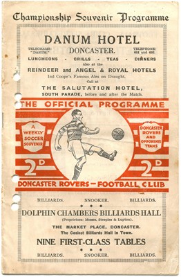 Lot Doncaster Rovers v Halifax Town