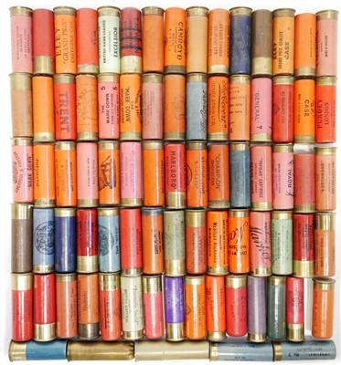 Lot 342 - 80 mixed calibre vintage paper cased shotgun cartridges LICENCE REQUIRED
