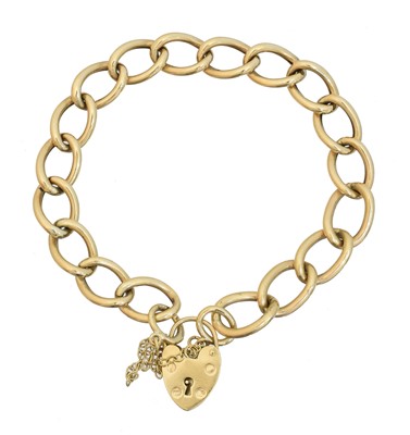 Lot 38 - A 9ct gold bracelet