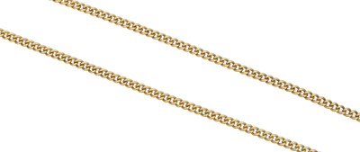 Lot 44 - A 9ct gold chain necklace
