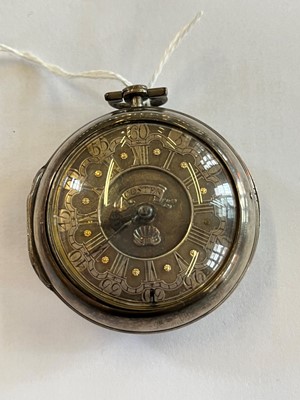 Lot 214 - An 18th century pair cased pocket watch by Adam Costen