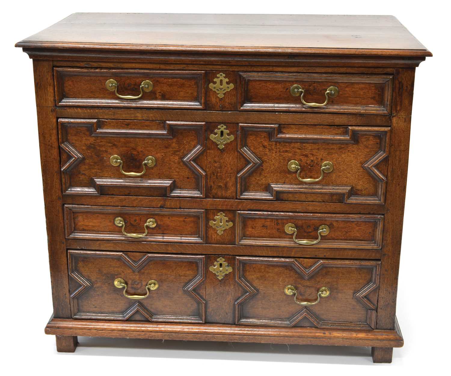 Lot 17th Century Oak Chest of Drawers