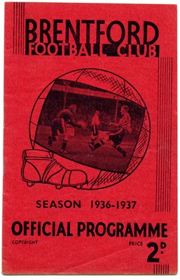 Lot 103 - Four Brentford Football Club home programmes