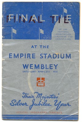 Lot 125 - FA Cup Final, Sheffield Wednesday v West Bromwich Albion