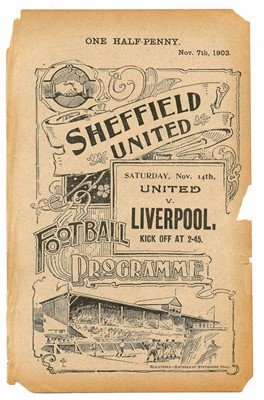 Lot 144 - Five Sheffield United Football programmes