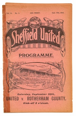 Lot Five Sheffield United Football programmes