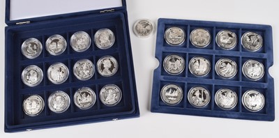 Lot 7 - Westminster Mint, The Bicentenary of the Battle of Trafalgar Proof Silver Coin Collection.