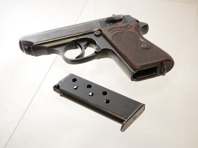 Lot Deactivated Walther PPK 7.65mm semi automatic pistol.